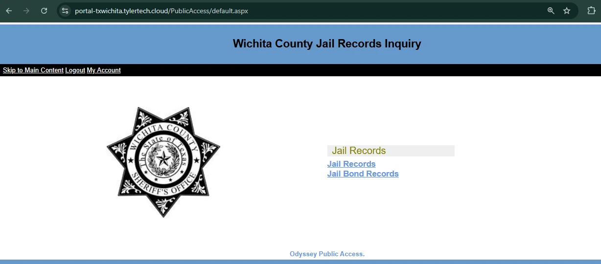 Wichita County Jail Inmate Roster