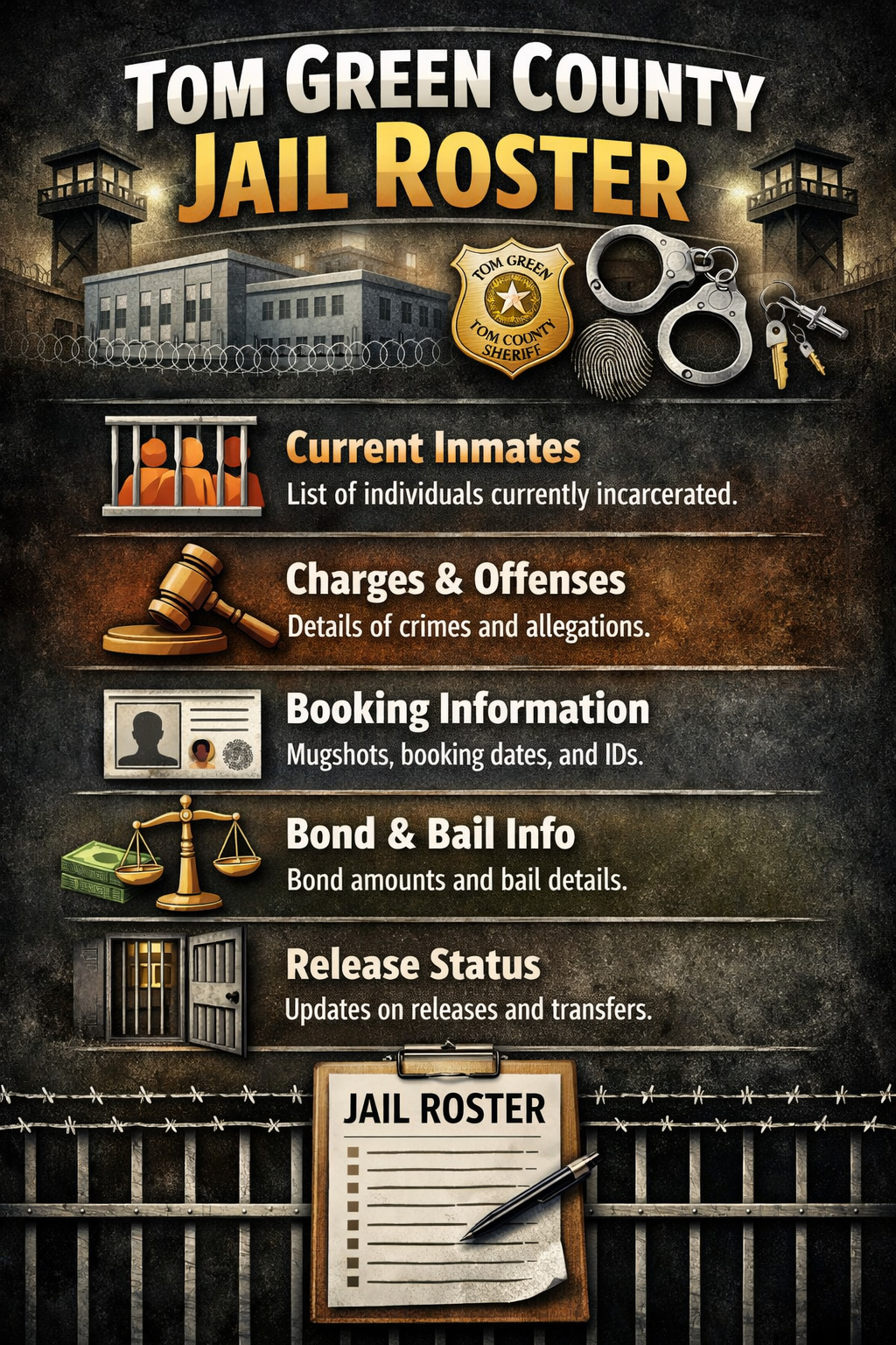 Tom Green County Jail Roster