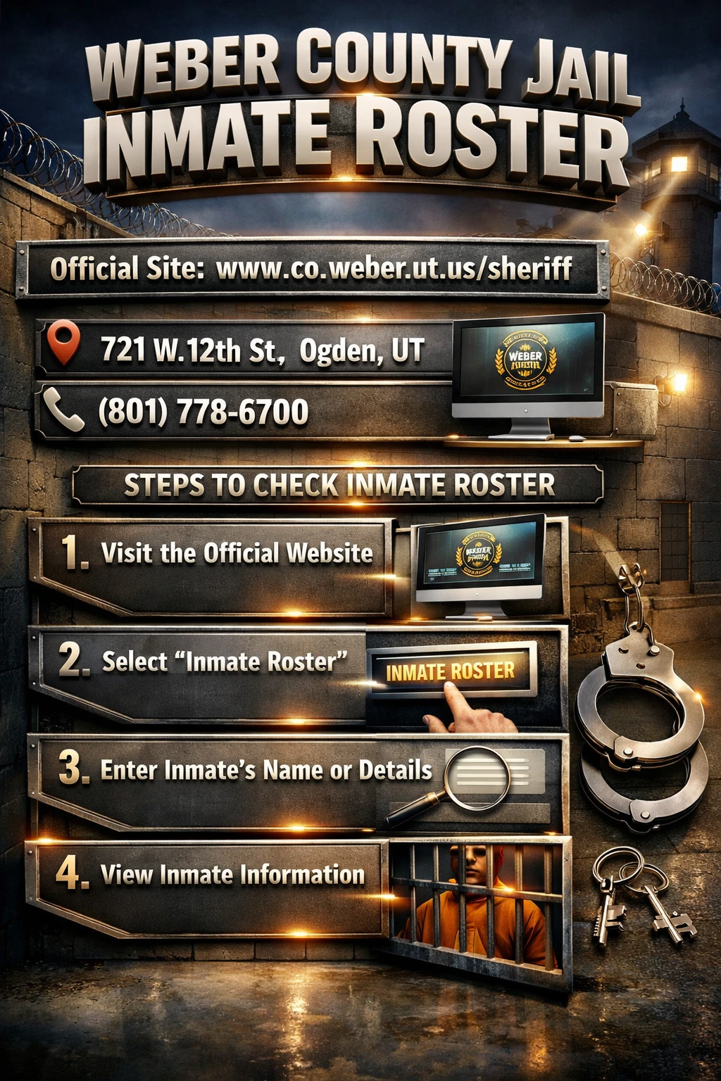 Weber County Jail Inmate Roster