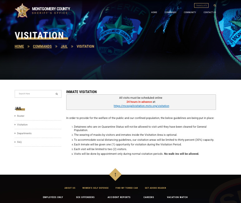 Montgomery County Jail Roster