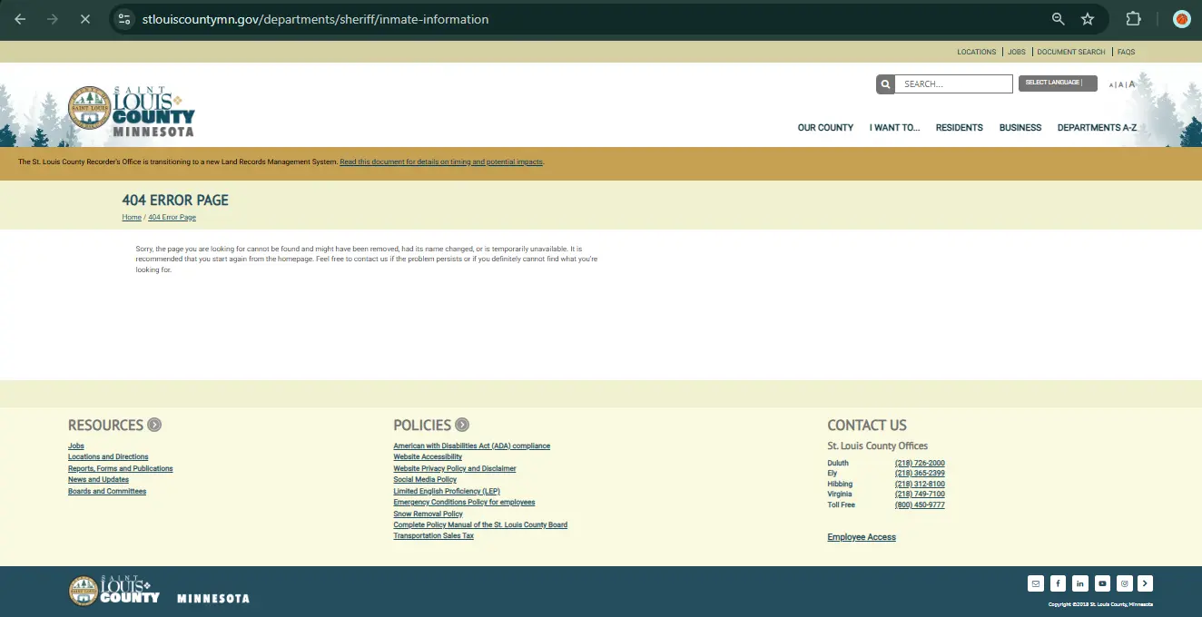 St Louis County Jail Roster Duluth Mn